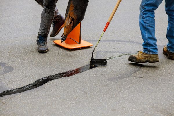 Parking Lot Crack Sealing in Olympia